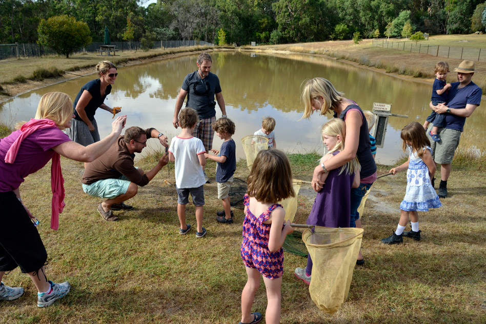 School holiday activities at the dam